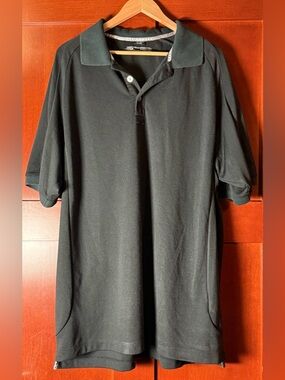 Oakley Men's Black Performance Short Sleeve Golf Polo Size XXL